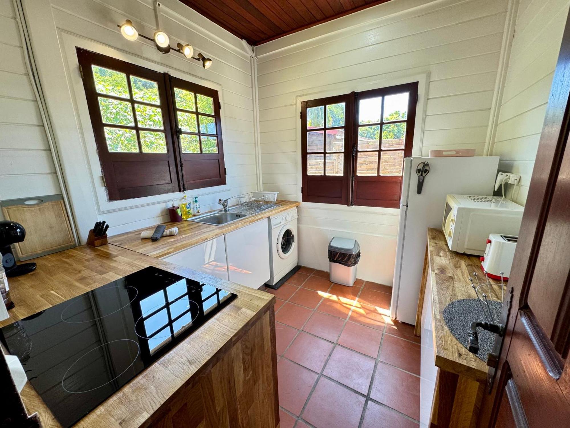 Le Gaspardo , 2 Chambres Climatisees , A 2 Mins A Pied De La Plage , Wifi , Jardin Clos, Parking ,Sans Vis-A-Vis Le Carbet Kültér fotó